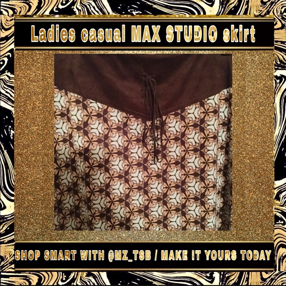 Ladies casual MAX STUDIO skirt
